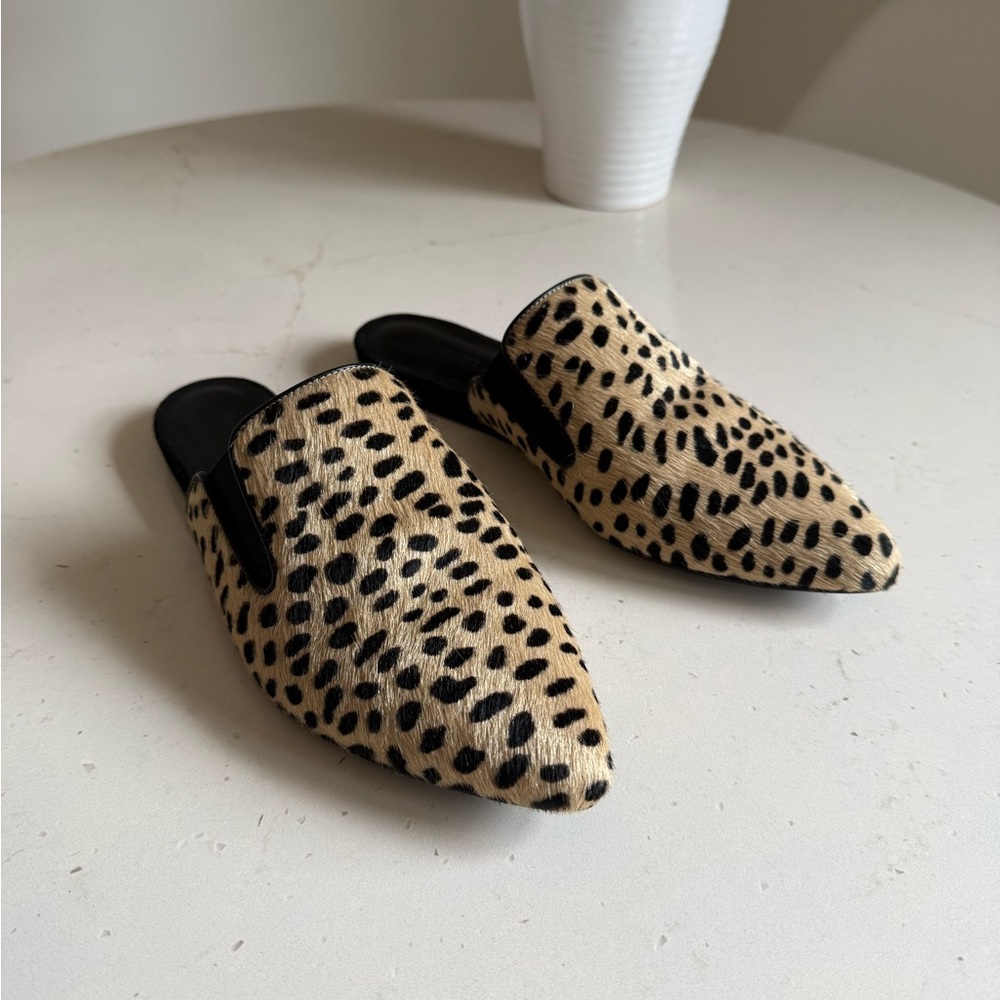 Jenni Kayne Black and Tan Women's Mules